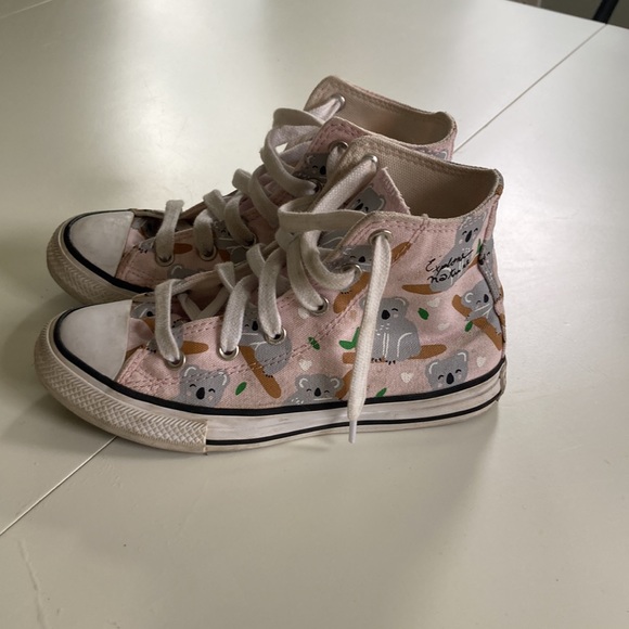 Converse | Shoes | Converse All Star High Tops Koala Print Size | Poshmark